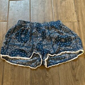 Bandana Print Shorts